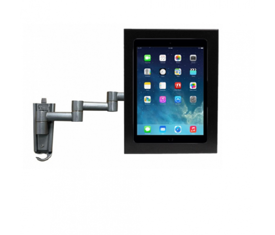 Flexible tablet wall mount 345 mm Securo L for 12-13 inch tablets - black