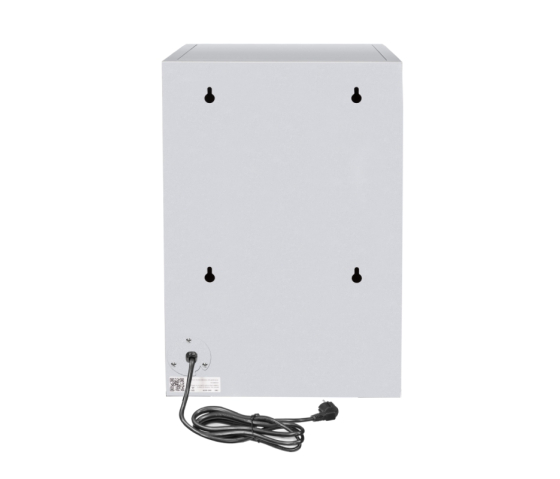 Compact charging locker BR5DCSDESK Black for 15 mobile devices - USB & power socket - digital code locks