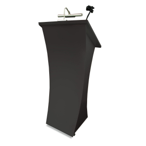 Neptune wooden lectern - black