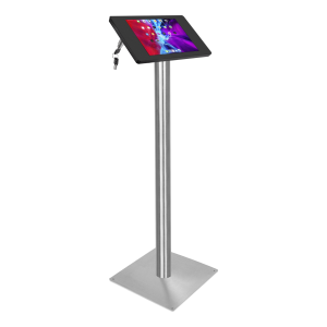 Tablet-gulvstativ Fino til Microsoft Surface Pro 8/9-tablet - sort/rustfrit stål
