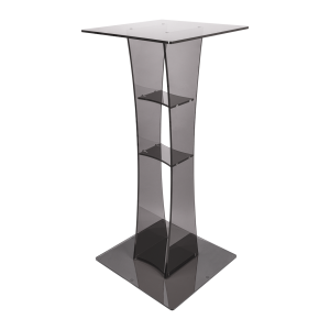 Tavolo di presentazione Vasquez - quadrato - 100 cm - antracite