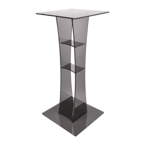 Presentation table Vasquez - square - 100 cm - anthracite