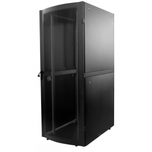 Premium 19 inch serverkast MHT273 met geperforeerde deur - 42U - 1000 (D) x 800 (W) x 2033 (H) - flatpack - zwart