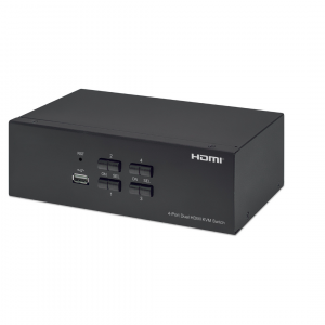 4-poorts dual-monitor HDMI KVM-switch KVMMHT4