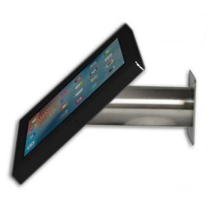 iPad Wandhalterung Fino für iPad 10.2 & 10.5 - schwarz/Edelstahl