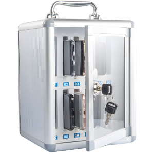 Lockable storage cabinet KMT12 for 12 cell phones