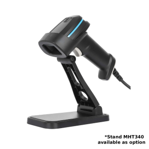2D Long range handheld LED barcode scanner - 60 scans/second - 450 mm scan depth