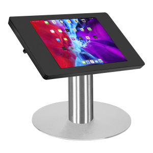 Supporto da tavolo Fino per Samsung Galaxy Tab A9 8,7 pollici 2023 - acciaio inox/nero