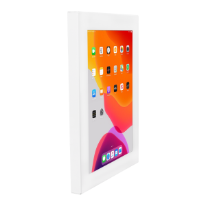 Tablet-Wandhalter flach an der Wand Securo XL für 13-16 Zoll Tablets - weiß