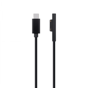 Kabel ładujący z USB-C do Surface® Connect - 1,8 metra - czarny