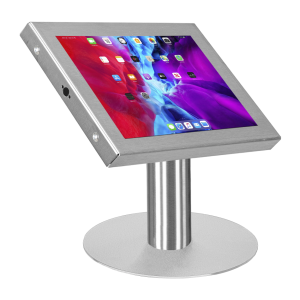 Tablet desk stand Securo XL for 13-16 inch tablets - stainless steel