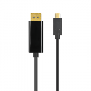 Kabel przejściowy z USB-C na DisplayPort - 2 metry - czarny