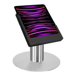 Domo Slide bordsställ för iPad 10,9 och 11 tum - svart/rostfritt stål