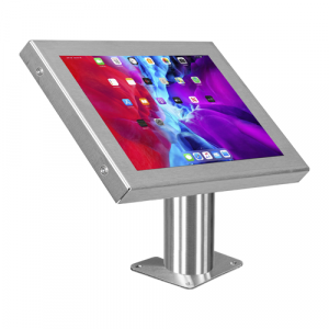 Supporto attacato a tavolo Securo XL per tablet da 13-16 pollici - acciaio inox