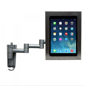 Flexibele tablet wandhouder 345 mm Securo S voor 7-8 inch tablets - RVS