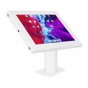 Supporto attacato a tavolo Securo XL per tablet da 13-16 pollici - bianco
