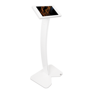 Soporte de suelo para tablet Fino Curved LED Samsung Galaxy Tab A9+ 11 pulgadas 2023 - blanco