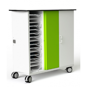 Carrello di ricarica per tablet USB-C Zioxi CHRGTUC-TB-32 per 32 tablet fino a 10,5 pollici - Chiusura a chiave