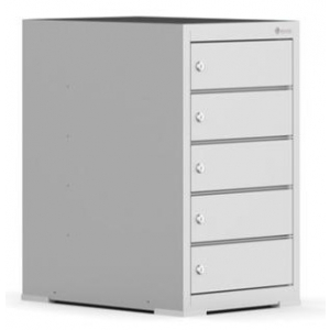 Tafelmodel laadlocker BR5KLDESK voor 5 apparaten - sleutelslot