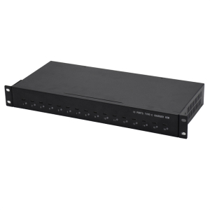 16 ports USB-C 65W 1U Rackmount charging hub