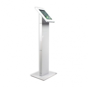 Tablet pedestal Chiosco Securo S for 7-8 inch tablets - white