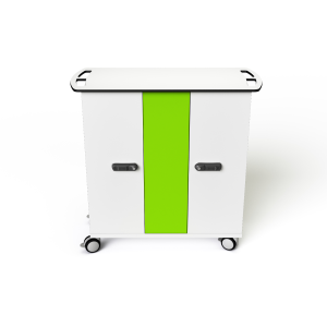 Carro para tabletas Zioxi CHRGTUC-TB-40-R# para 40 tabletas de hasta 10,5 pulgadas - incluye cables USB-C - bloqueo RFID