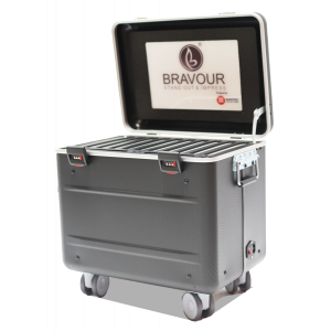 Bravour DCC10 Duo-Charge USB-C & USB-A opladningsetui til 10 tablets op til 11 tommer