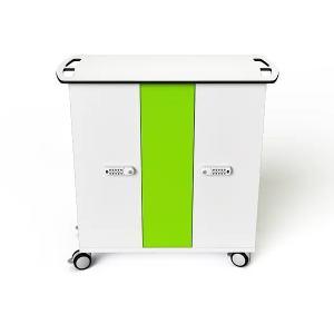 Carrello di ricarica per tablet USB-C Zioxi CHRGTUC-TB-40 per 40 tablet fino a 10,5 pollici - Blocco digitale del codice