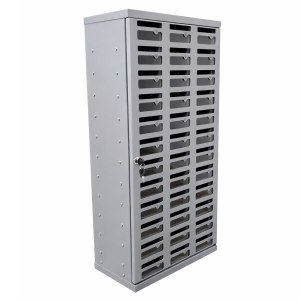 Telefonskåp i metall Drop&Safe 36 med plats för 36 smartphones