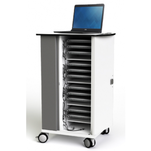 Chromebook onView charging trolley Zioxi CHRGT-CB-20-K-O3 for 20 Chromebooks up to 14 inch - key lock