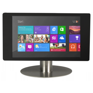Bordsstativ Fino Microsoft Surface Pro rostfritt stål/svart