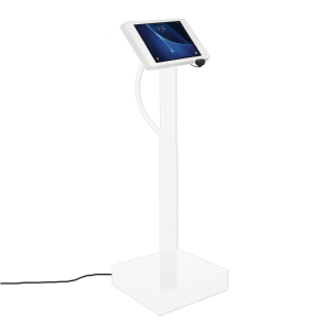 Electronically height adjustable tablet floor stand Suegiu for Samsung Galaxy Tab A 10.1 2016 - white