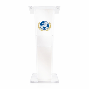 Akryl talarstol Granat - satinerad