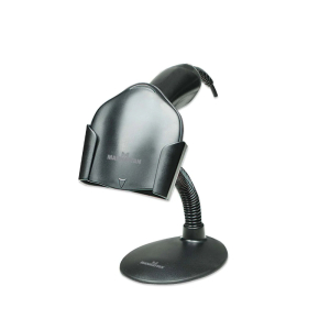 Gooseneck barcode scanner stand - black