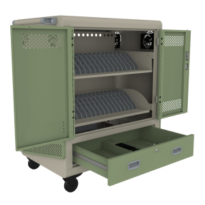 ID32AC charging cart for 32 mobile devices to 15.6 inches