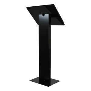 Metal/Acrylic lectern Arena - black