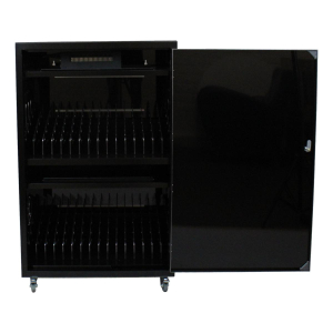 BRVD24 laddningsvagn för 24 mobila enheter upp till 17 tum - svart - grenuttag