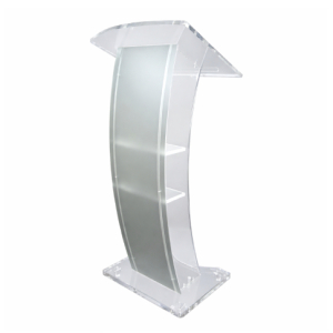 Acrylic lectern Vigelis - satinized