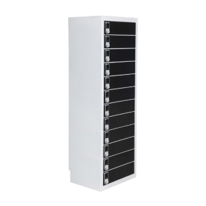 Charging locker BR12DCS Black for 36 mobile devices - USB ports & sockets - digital code locks
