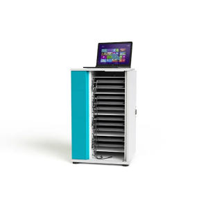 Laptop charging cabinet Zioxi CHRGC-LS-16-R for 16 laptops up to 15.6 inch - RFID lock