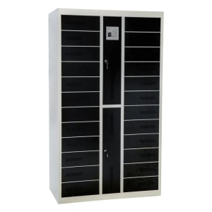 Laptop & Tablet charging locker BR24PSLZ - 24 compartments - Power Outlet & USB - RFID