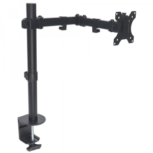 Soporte de escritorio para monitor con brazo de doble bisagra para 1 pantalla - de 13 a 32 pulgadas
