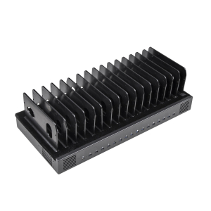 16 portar USB-C 1000W laddningsstation - svart