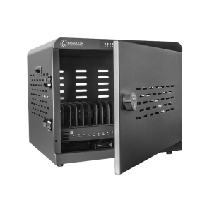 Armario cargador USB-C 1000 W para 16 portátiles y tablets - Gestión remota - cerradura de combinación