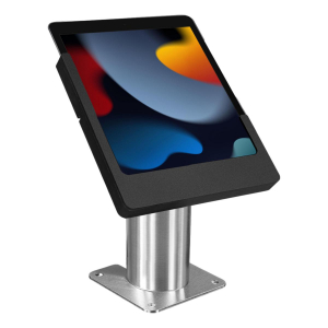 Domo Slide bordsställ för iPad 10.2 & 10.5 - svart/rostfritt stål