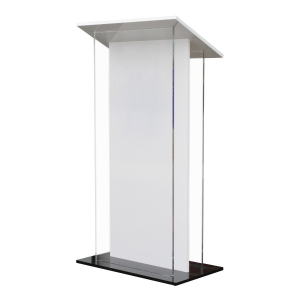 Acrylic lectern Roslin - white