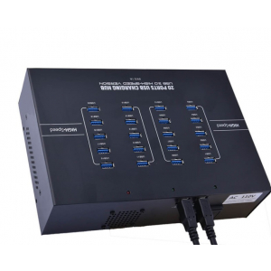 Concentrador de carga y sincronización de 20 puertos USB-A USB 3.0 12 W