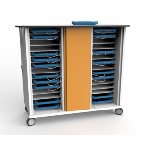 iPad onView smartControl oplaadtrolley CHRGT-GC-30-K-O3 voor 30 iPads in grote hoezen - sleutelslot