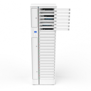 Szafka ładująca iPad Volt 1:1 USB-A VTB1-24S-UA-O& z kablami Lightning dla 24 iPadów i tabletów - blokada RFID + kontrola internetowa