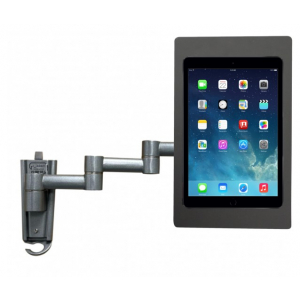 Elastyczny uchwyt ścienny na iPada 345 mm Fino do iPada 10.2 i 10.5 - czarny